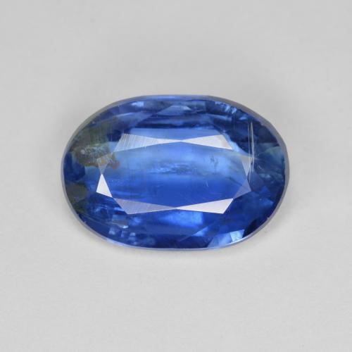 Cianite Blu scuro naturale da 4.31 ct, Taglio ovale, SI