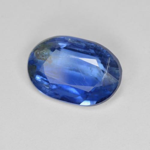 Cianite Blu scuro naturale da 4.31 ct, Taglio ovale, SI