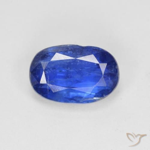 2.25ct Naturale Blu navy Cianite, Ovale, SI-I1