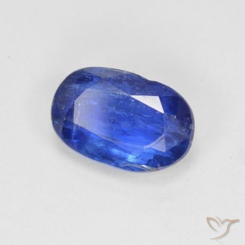 Cianite Blu navy naturale da 2.25 ct, Ovale, SI-I1