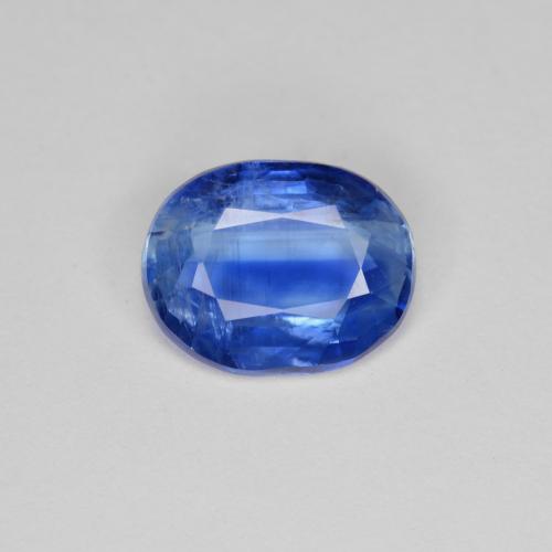Cianite Blu scuro naturale da 2.93 ct, Taglio ovale, SI