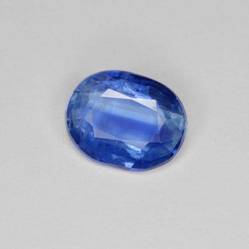 Cianite Blu scuro naturale da 2.93 ct, Taglio ovale, SI