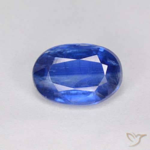 Cianite Blu navy naturale da 2.21 ct, Taglio ovale, SI