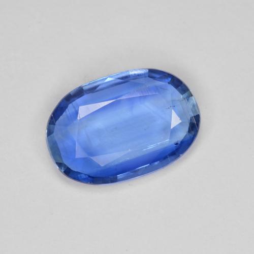 Cianite naturale blu da 3,04 ct, taglio ovale, VS-SI