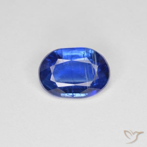 2.82ct Naturale Blu navy Cianite, Ovale, VS-SI
