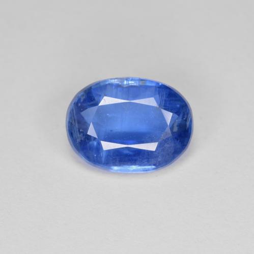 Cianite naturale blu da 3,12 ct, taglio ovale, VS-SI
