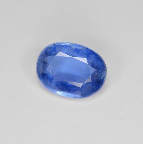 Cianite naturale blu da 3,12 ct, taglio ovale, VS-SI