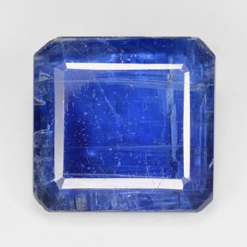 Cianite Blu scuro naturale da 10.42 ct, Taglio smeraldo, SI