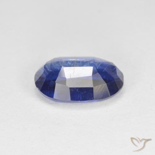 Cianite Blu scuro naturale da 3.06 ct, Taglio ovale, SI