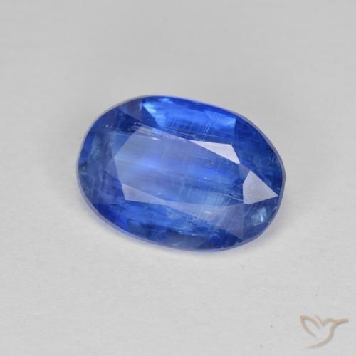 Cianite naturale blu da 2,72 ct, taglio ovale, SI