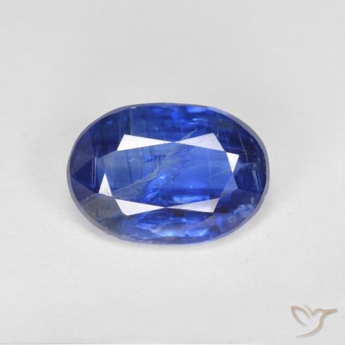 2.44ct Naturale Blu scuro Cianite, Ovale, SI-I1