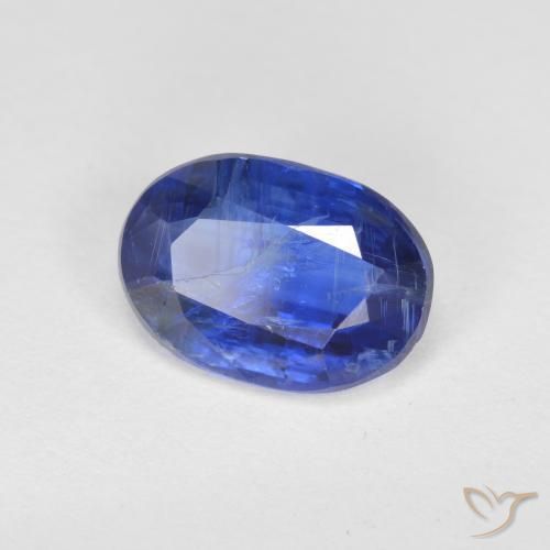 Cianite Blu scuro naturale da 2.44 ct, Ovale, SI-I1