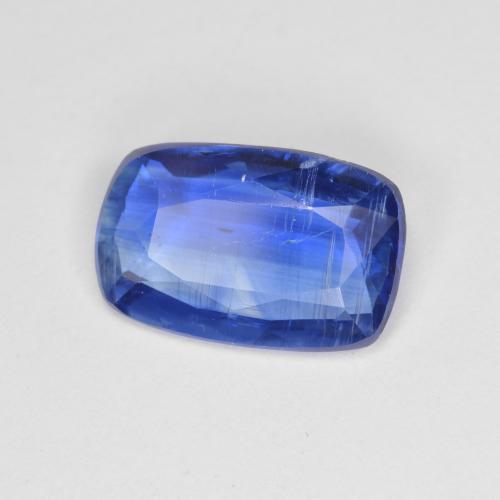 Cianite naturale blu da 2,94 ct, taglio a cuscino, SI