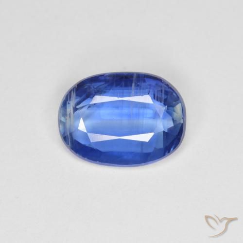 Cianite Blu navy naturale da 2.25 ct, Ovale, SI
