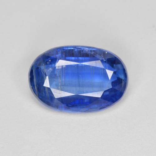 Cianite Blu scuro naturale da 3.11 ct, Taglio ovale, SI