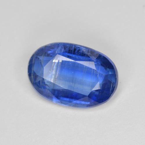 Cianite Blu scuro naturale da 3.11 ct, Taglio ovale, SI