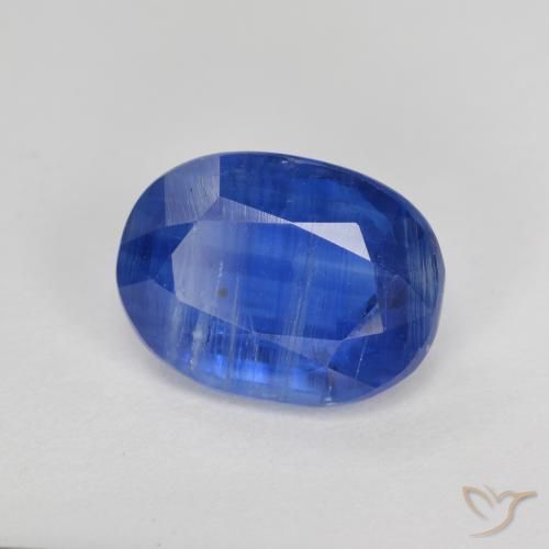 Cianite Blu scuro naturale da 2.74 ct, Ovale, SI