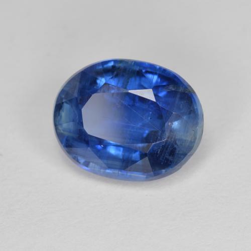 Cianite naturale blu da 3,38 ct, taglio ovale, SI