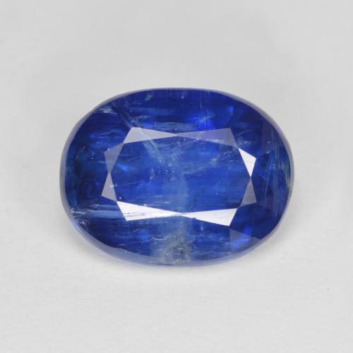 Cianite naturale blu da 4,46 ct, taglio ovale, SI