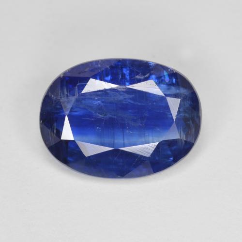 Cianite naturale blu da 5,27 ct, taglio ovale, SI