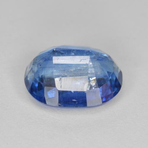 Cianite Blu Navy brillante naturale da 4.48 ct, Taglio ovale, SI