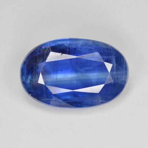 Cianite naturale blu da 7,12 ct, taglio ovale, SI