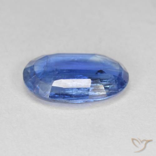 Cianite naturale blu da 3,39 ct, taglio ovale, SI-I1
