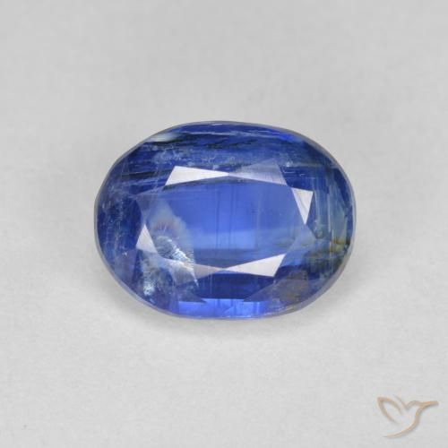 2.58ct Naturale Blu navy Cianite, Ovale, SI-I1