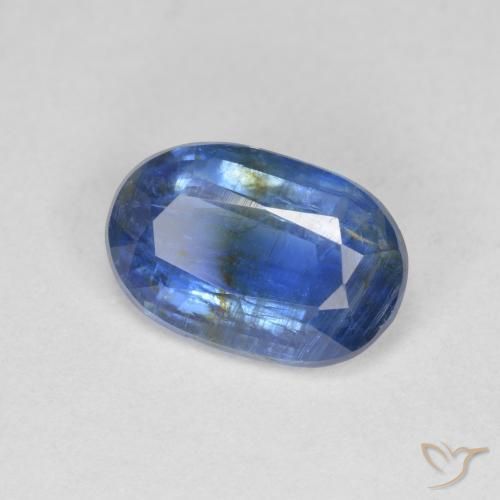 Cianite Blu scuro naturale da 3.20 ct, Ovale, SI-I1