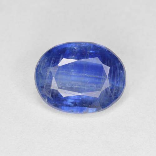Cianite naturale blu da 3,22 ct, taglio ovale, SI-I1