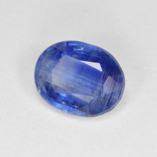 Cianite naturale blu da 3,22 ct, taglio ovale, SI-I1