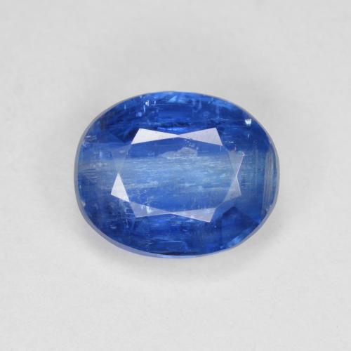 Cianite naturale blu da 3,86 ct, taglio ovale, SI-I1