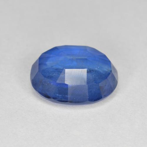 Cianite naturale blu da 3,86 ct, taglio ovale, SI-I1