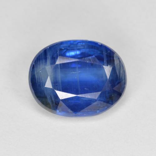 Cianite naturale blu da 3,48 ct, taglio ovale, VS-SI