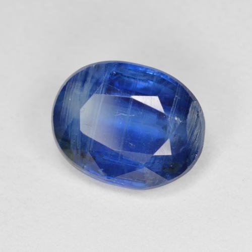 Cianite naturale blu da 3,48 ct, taglio ovale, VS-SI