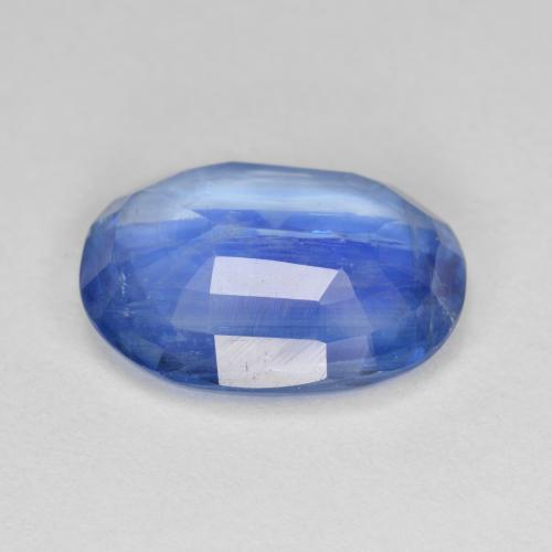 Cianite naturale blu da 6,62 ct, taglio ovale, SI-I1