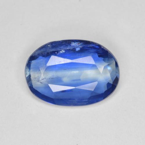 Cianite naturale blu da 3,65 ct, taglio ovale, SI-I1