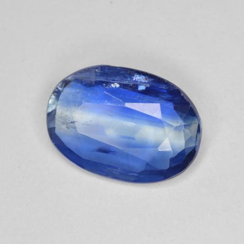 Cianite naturale blu da 3,65 ct, taglio ovale, SI-I1