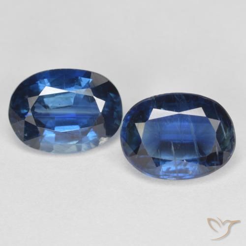 Cianite naturale blu da 3,28 ct, taglio ovale, VS-SI