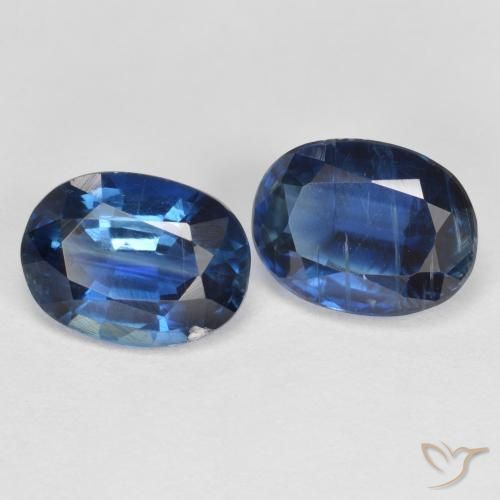 Cianite naturale blu da 3,28 ct, taglio ovale, VS-SI