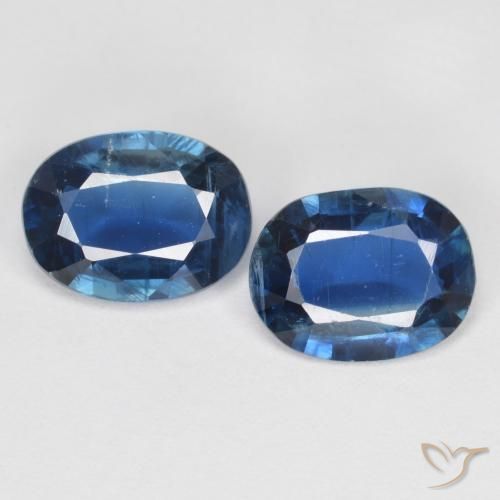 Gemme di Cianite Blu navy naturale da 2.66 ct, Taglio ovale, VS-SI