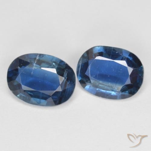 Gemme di Cianite Blu navy naturale da 2.66 ct, Taglio ovale, VS-SI
