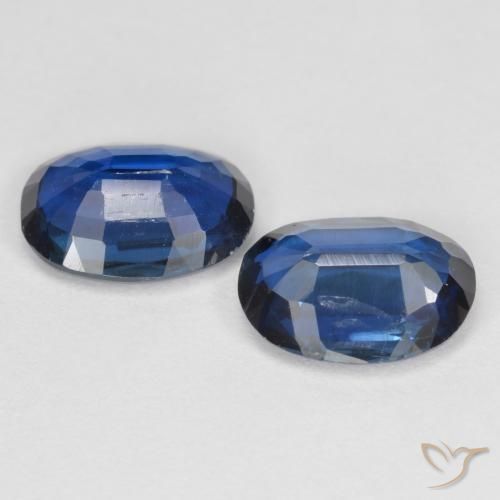 Cianite naturale blu da 2,68 ct, taglio ovale, VS-SI