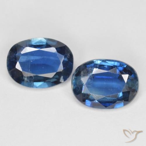 Cianite naturale blu da 2,81 ct, taglio ovale, VS-SI
