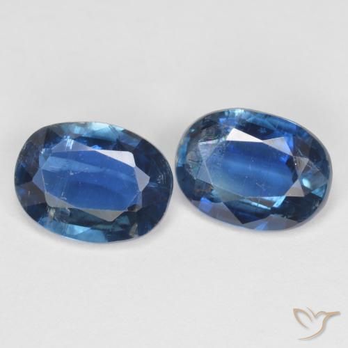 Cianite naturale blu da 2,81 ct, taglio ovale, VS-SI