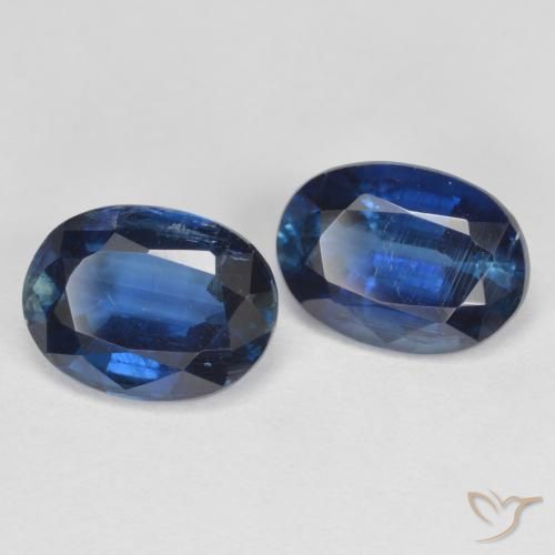 Cianite naturale blu da 3,11 ct, taglio ovale, VS-SI
