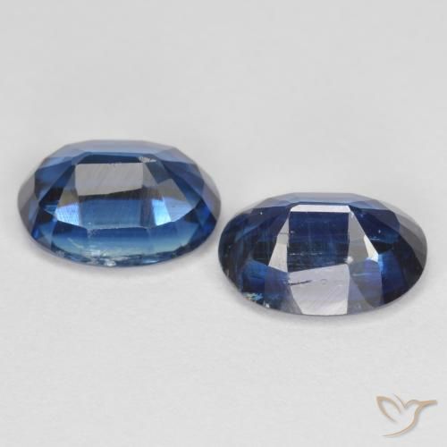 Cianite naturale blu da 3,11 ct, taglio ovale, VS-SI