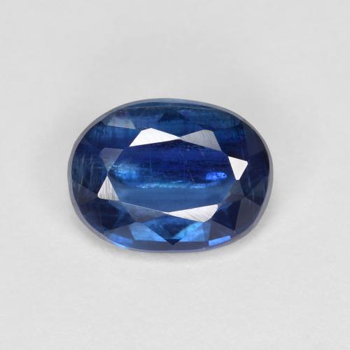 Cianite naturale blu da 1,49 ct, taglio ovale, VS-SI