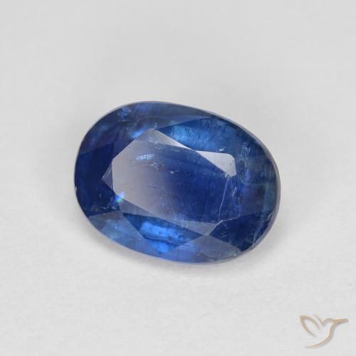 Cianite Blu navy naturale da 1.50 ct, Ovale, VS-SI