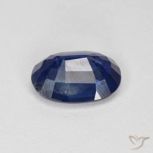Cianite Blu navy naturale da 1.50 ct, Ovale, VS-SI